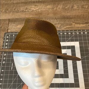 Chic Brown Mesh Fedora